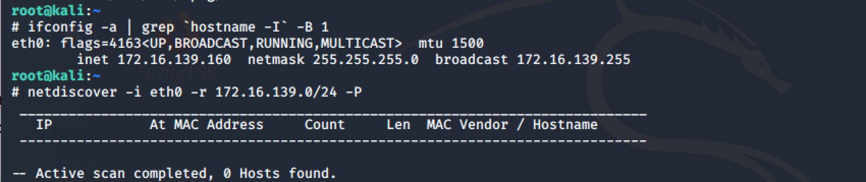 Netdiscover netdiscover on Kali 2020.3 Could Not See Any MAC Addresses – TinTinNya